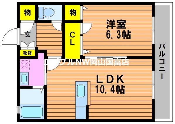 キルシェの物件間取画像